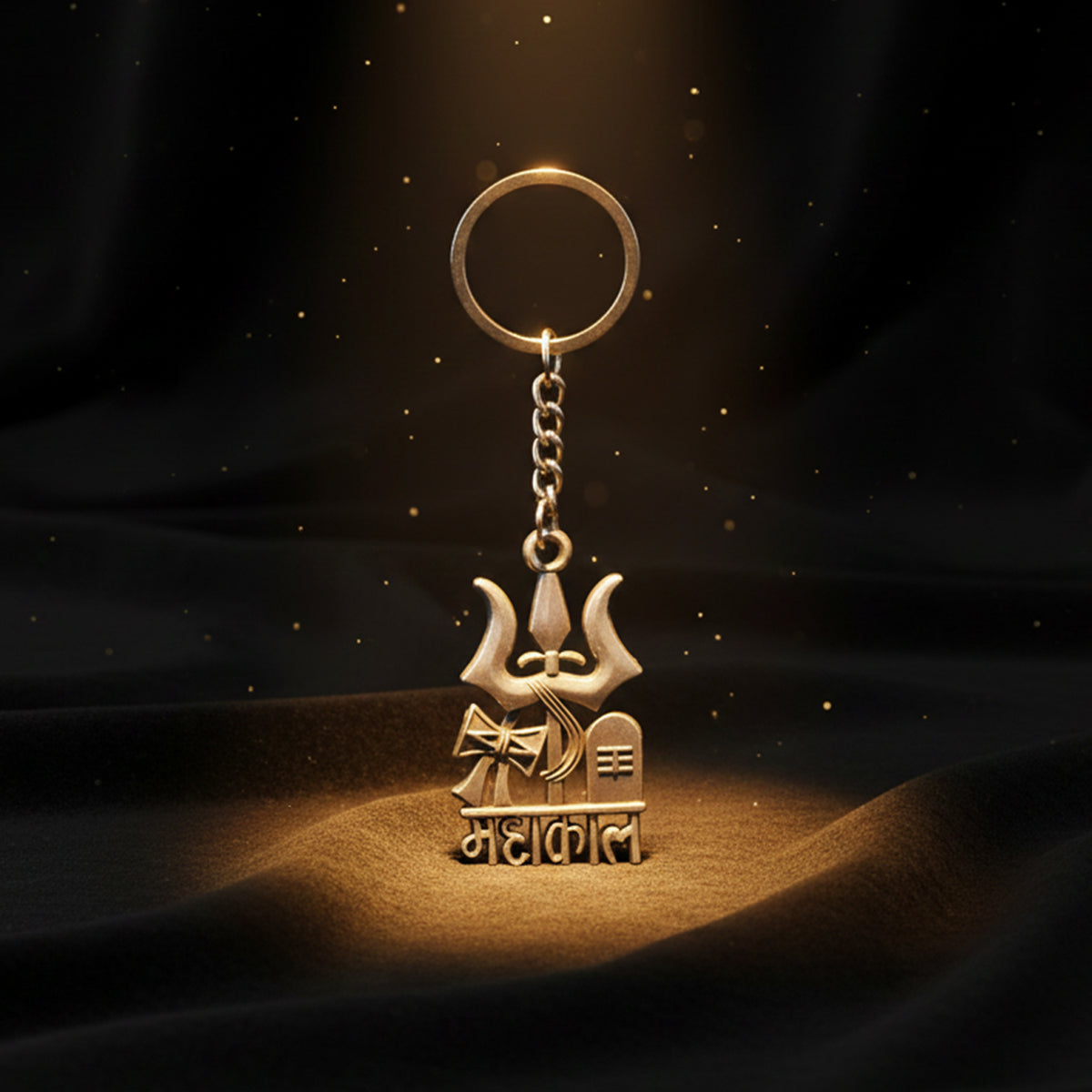 Premium Metal Mahakal Keychain (1 Pc)