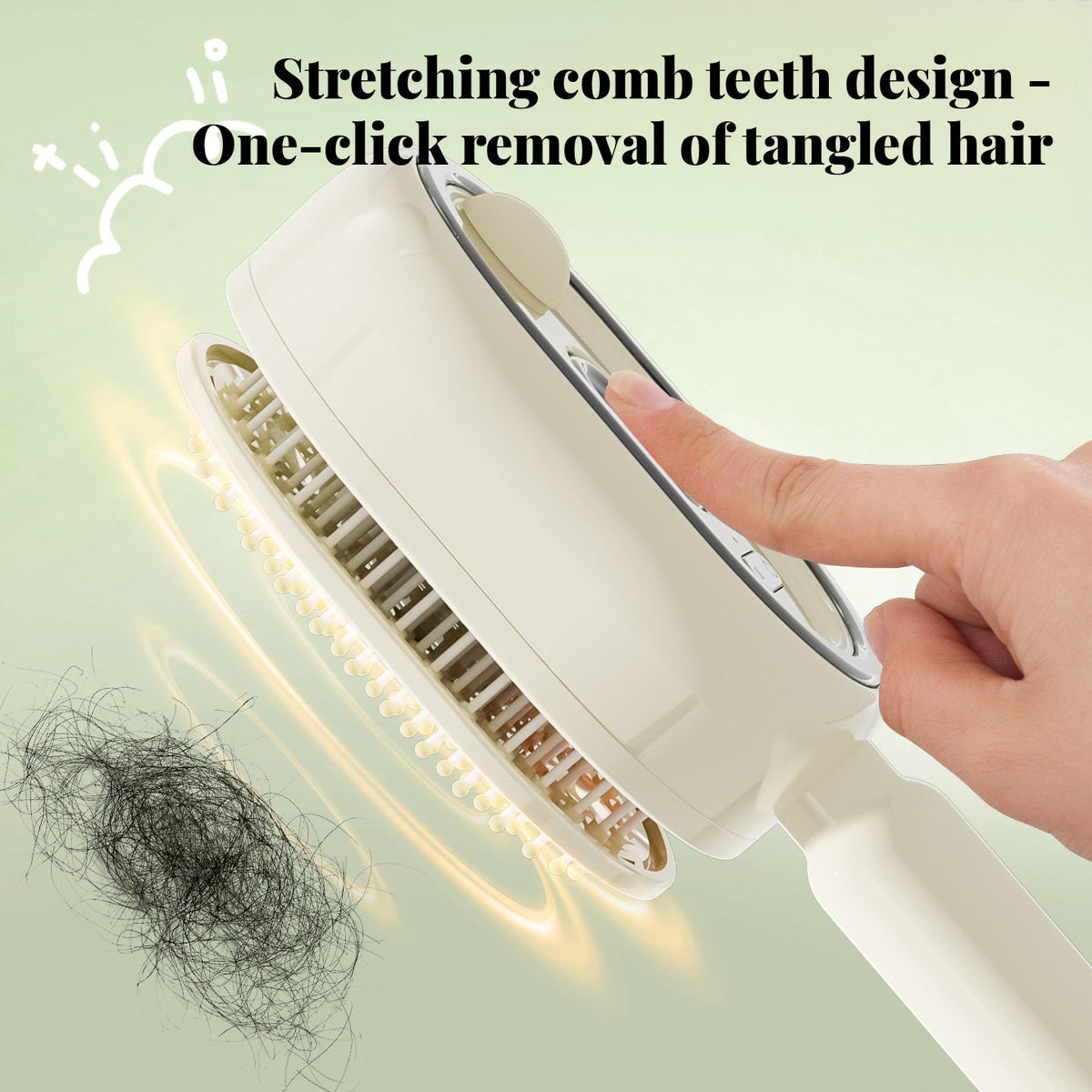 Multifunction Spray Comb With Red Light Therapy